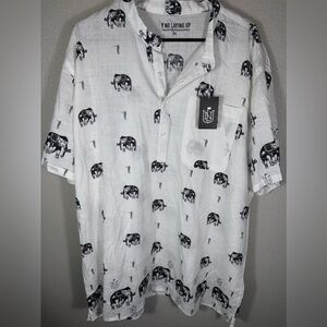 No Laying Up Golf limited edition elephant t-shirt. Mens size 3XL